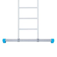 Eurostairs Eurostairs ladder dubbel recht 2x12 sporten + gevelrollen