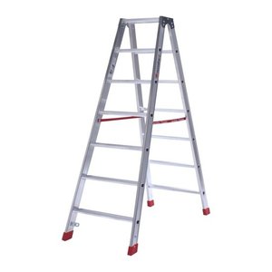 Euroline Euroline Premium Dubbele Trap 2x7 (max. werkhoogte 3,61 m) Euroline Premium Dubbele Trap 2x7 (max. werkhoogte 3,61 m)