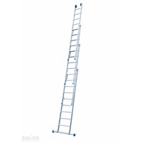 Solide 4-delige ladder 4 x 10