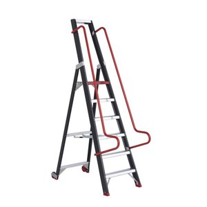 Altrex Altrex Taurus enkel oploopbare magazijntrap -  6 treden Altrex Taurus enkel oploopbare magazijntrap -  6 treden