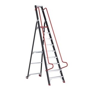 Altrex Altrex Taurus enkel oploopbare magazijntrap -  9 treden Altrex Taurus enkel oploopbare magazijntrap -  9 treden