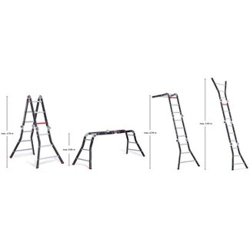 Varitrex-Prof vouwladder 4x3 Altrex Varitrex-Prof vouwladder 4x3