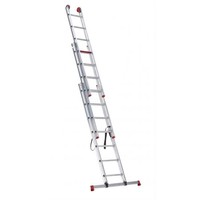 Altrex Altrex All Round driedelige ladder ongecoat 3x7 treden