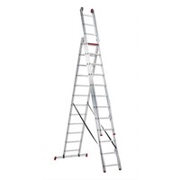 Altrex Altrex All Round driedelige ladder ongecoat 3x12 treden