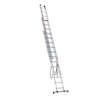 Altrex Altrex All Round driedelige ladder ongecoat 3x12 treden