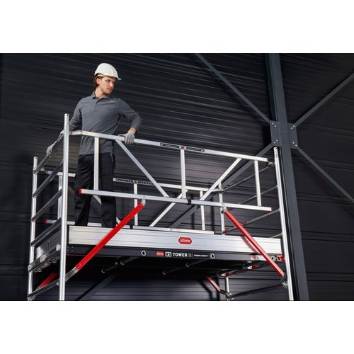 Altrex RS52-S steiger met steigeraanhanger DeLuxe 135 x 245 x 8,2 m werkhoogte Altrex Altrex RS52-S steiger met steigeraanhanger DeLuxe 135 x 245 x 8,2 m werkhoogte