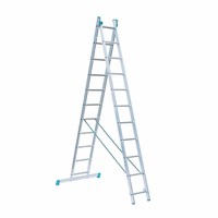 Eurostairs Eurostairs home reform ladder dubbel recht 2x11 sporten