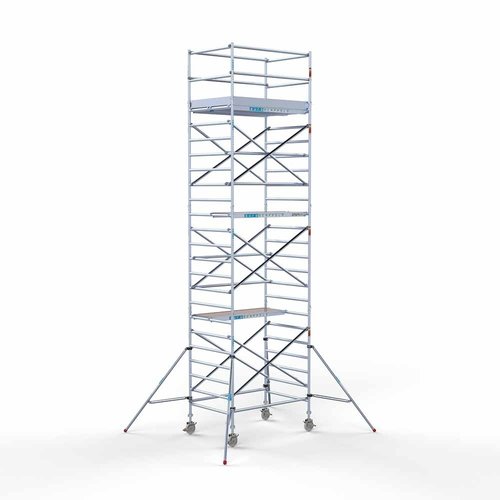 Steigeraanhanger + Rolsteiger Original 135 x 190 x 8,2 meter werkhoogte Euroscaffold Steigeraanhanger + Rolsteiger Original 135 x 190 x 8,2 meter werkhoogte