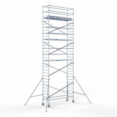 Steigeraanhanger + Rolsteiger Original 90 x 305 x 10,2 meter werkhoogte Euroscaffold Steigeraanhanger + Rolsteiger Original 90 x 305 x 10,2 meter werkhoogte