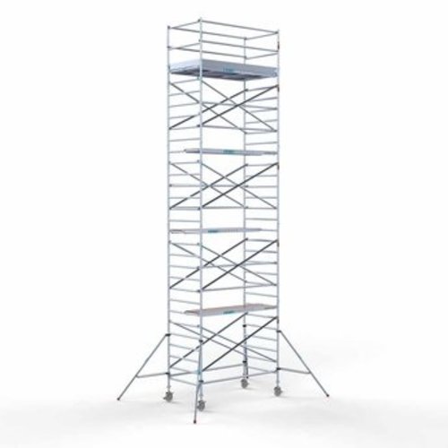 Steigeraanhanger + Rolsteiger Original 135 x 250 x 10,2 meter werkhoogte Euroscaffold Steigeraanhanger + Rolsteiger Original 135 x 250 x 10,2 meter werkhoogte