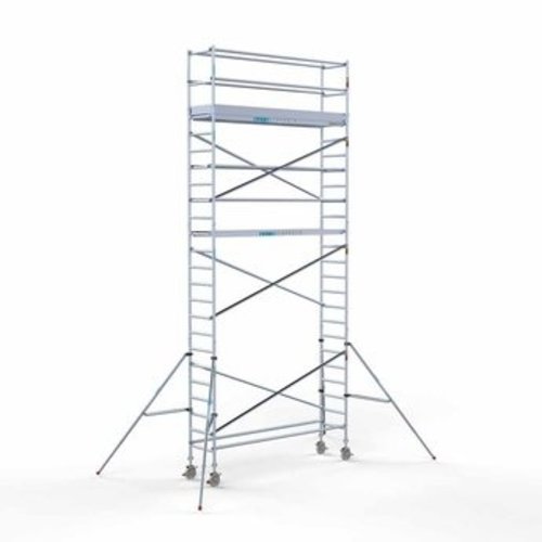 Euroscaffold Steigeraanhanger + Rolsteiger Original 75 x 305 x 8,2 meter werkhoogte