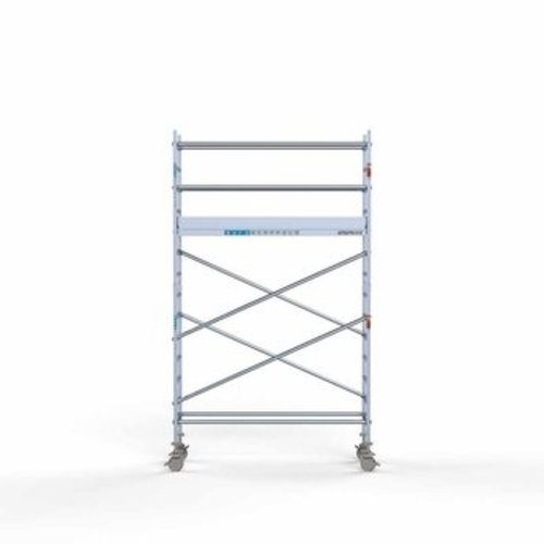 Steigeraanhanger + Rolsteiger Original 75 x 305 x 5,2 meter werkhoogte Euroscaffold Steigeraanhanger + Rolsteiger Original 75 x 305 x 5,2 meter werkhoogte