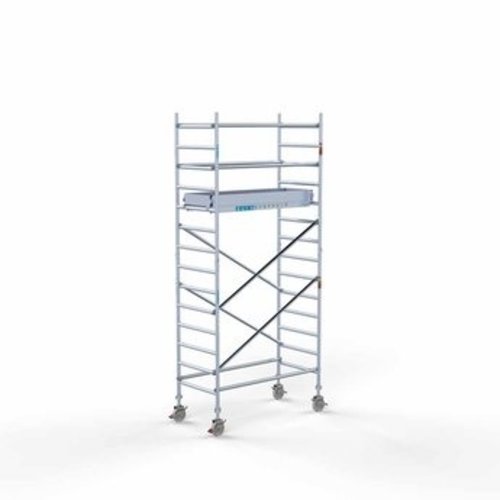 Steigeraanhanger + Rolsteiger Original 90 x 250 x 5,2 meter werkhoogte Euroscaffold Steigeraanhanger + Rolsteiger Original 90 x 250 x 5,2 meter werkhoogte