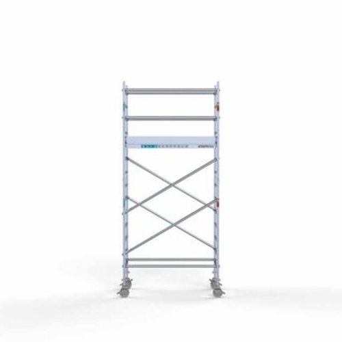 Steigeraanhanger + Rolsteiger Original 90 x 250 x 5,2 meter werkhoogte Euroscaffold Steigeraanhanger + Rolsteiger Original 90 x 250 x 5,2 meter werkhoogte