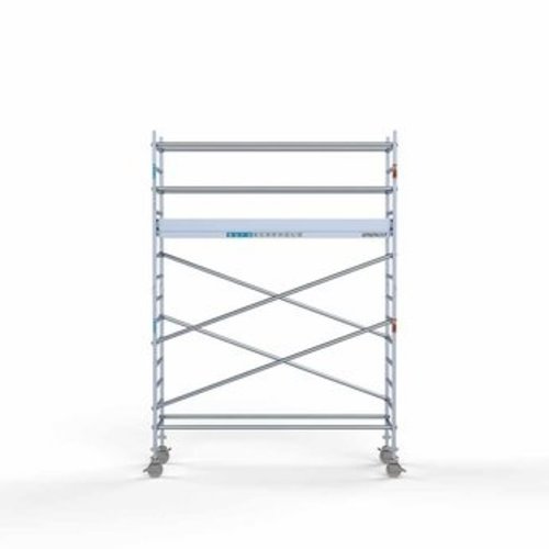 Steigeraanhanger + Rolsteiger Original 90 x 305 x 5,2 meter werkhoogte Euroscaffold Steigeraanhanger + Rolsteiger Original 90 x 305 x 5,2 meter werkhoogte