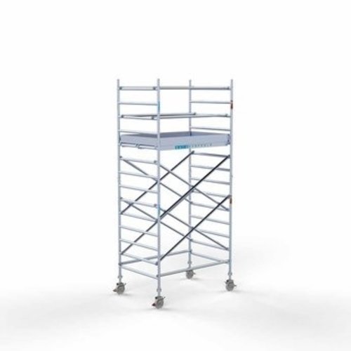 Steigeraanhanger + Rolsteiger Original 135 x 190 x 5,2 meter werkhoogte Euroscaffold Steigeraanhanger + Rolsteiger Original 135 x 190 x 5,2 meter werkhoogte