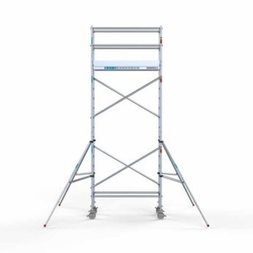 Steigeraanhanger + Rolsteiger Original 75 x 190 x 6,2 meter werkhoogte Euroscaffold Steigeraanhanger + Rolsteiger Original 75 x 190 x 6,2 meter werkhoogte