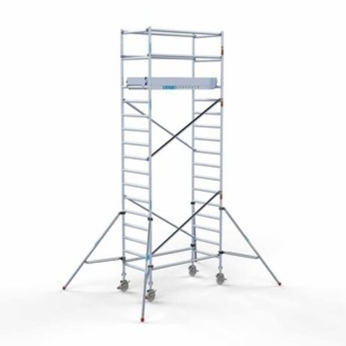 Steigeraanhanger + Rolsteiger Original 90 x 190 x 6,2 meter werkhoogte Euroscaffold Steigeraanhanger + Rolsteiger Original 90 x 190 x 6,2 meter werkhoogte