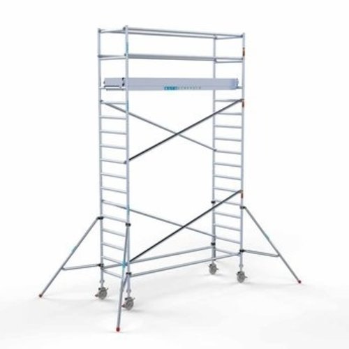 Euroscaffold Steigeraanhanger + Rolsteiger Original 90 x 305 x 6,2 meter werkhoogte