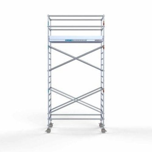 Euroscaffold Steigeraanhanger + Rolsteiger Original 135 x 250 x 6,2 meter werkhoogte