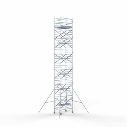 Steigeraanhanger + Rolsteiger Original 135 x 190 x 13,2 meter werkhoogte Euroscaffold Steigeraanhanger + Rolsteiger Original 135 x 190 x 13,2 meter werkhoogte