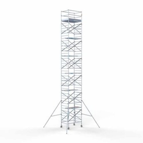 Steigeraanhanger + Rolsteiger Original 135 x 190 x 14,2 meter werkhoogte Euroscaffold Steigeraanhanger + Rolsteiger Original 135 x 190 x 14,2 meter werkhoogte