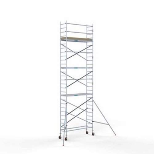 Euroscaffold Afsluitbare Steigeraanhanger + Basis Rolsteiger 75 x 250 x 9,2 meter