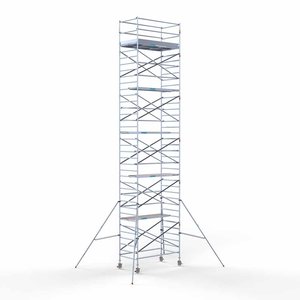 Euroscaffold Euro rolsteiger 135 x 250 x 12,2m werkhoogte Euroscaffold Euro rolsteiger 135 x 250 x 12,2m werkhoogte