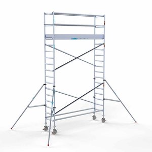 Euroscaffold Euro rolsteiger 75 x 305 x 6,2m werkhoogte Euroscaffold Euro rolsteiger 75 x 305 x 6,2m werkhoogte