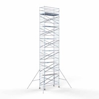 Euroscaffold Rolsteiger Compleet 135 x 250 x 14,2m incl. lichtgewicht platform + dubbele voorloopleuning