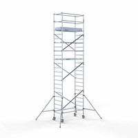 Euroscaffold Rolsteiger Compleet 90 x 190 x 8,2m werkhoogte met lichtgewicht platform