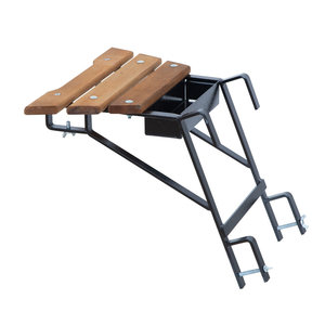 Panthera Ladder muurafhouder Zwart (sport 40 mm) Ladder muurafhouder Zwart (sport 40 mm)