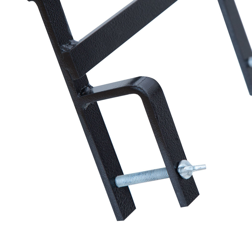 een experiment doen Geloofsbelijdenis werkwoord Ladder muurafhouder Zwart (sport 40 mm) - Steigerdeals