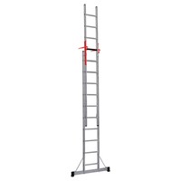 Smart Level 2x8 Schuifladder - 4.1 meter met Top Safe systeem