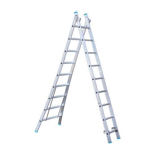 Eurostairs Reformladder dubbel uitgebogen 2 x 9 sporten Eurostairs Eurostairs Reformladder dubbel uitgebogen 2 x 9 sporten