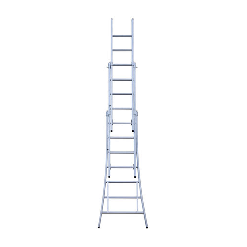 Eurostairs Eurostairs Reformladder driedelig uitgebogen 3 x 7 sporten