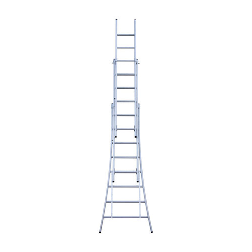 Eurostairs Reformladder driedelig uitgebogen 3 x 8 sporten Eurostairs Eurostairs Reformladder driedelig uitgebogen 3 x 8 sporten