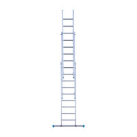 Eurostairs Eurostairs Reformladder driedelig recht 3 x 9 sporten