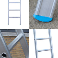 Eurostairs Eurostairs Ladder enkel recht 1 x 8 sporten