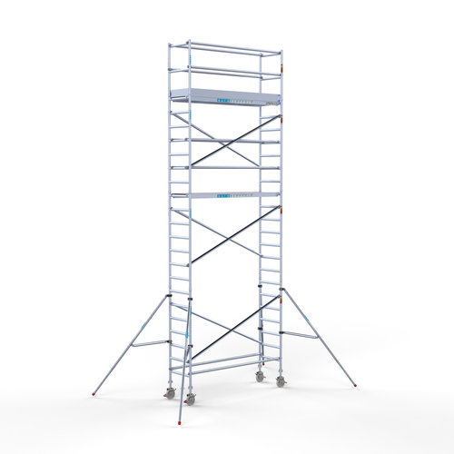 Euro rolsteiger 90x250x8,2m werkhoogte Euroscaffold Euro rolsteiger 90x250x8,2m werkhoogte