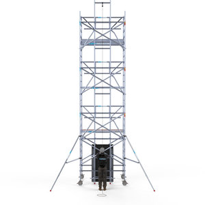 Euroscaffold MAANDDEAL: Solar Rolsteiger 135x250x8,2m werkhoogte, inclusief solar lift MAANDDEAL: Solar Rolsteiger 135x250x8,2m werkhoogte, inclusief solar lift