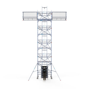 Euroscaffold MAANDDEAL: Solar Rolsteiger 135x250x10,2m werkhoogte, inclusief Solar lift, Safeguard dakrandbeveiliging MAANDDEAL: Solar Rolsteiger 135x250x10,2m werkhoogte, inclusief Solar lift, Safeguard dakrandbeveiliging
