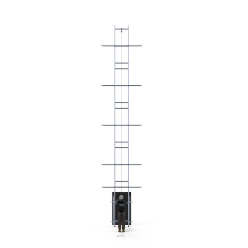 Solar Rolsteiger 135x250x10,2m werkhoogte, inclusief Solar lift, Safeguard dakrandbeveiliging Euroscaffold Solar Rolsteiger 135x250x10,2m werkhoogte, inclusief Solar lift, Safeguard dakrandbeveiliging