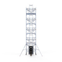 Euroscaffold Solar Rolsteiger 135x250x10,2m werkhoogte, inclusief Solar lift Euroscaffold Solar Rolsteiger 135x250x10,2m werkhoogte, inclusief Solar lift