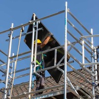Euroscaffold Solar Rolsteiger 135x305x14,2m werkhoogte, inclusief Solar lift