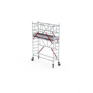 Altrex MAANDDEAL: Altrex Rolsteiger RS TOWER 51-S Safe-Quick 2 Fiberdeck 75x185 4,2m werkhoogte MAANDDEAL: Altrex Rolsteiger RS TOWER 51-S Safe-Quick 2 Fiberdeck 75x185 4,2m werkhoogte