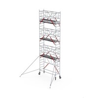 Altrex Rolsteiger RS TOWER 51-S met Safe-Quick® 2 Guardrail en Fiberdeck – 75x185 8,2m werkhoogte