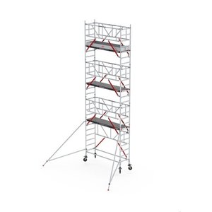 Altrex Rolsteiger RS TOWER 51-S met Safe-Quick® 2 Guardrail en Fiberdeck – 75x185 8,2m werkhoogte Rolsteiger RS TOWER 51-S met Safe-Quick® 2 Guardrail en Fiberdeck – 75x185 8,2m werkhoogte