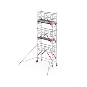 MAANDDEAL: Altrex Rolsteiger RS TOWER 51-S met Safe-Quick® 2 Guardrail – 75x245 7,2m werkhoogte
