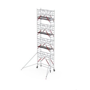 MAANDDEAL: Altrex Rolsteiger RS TOWER 51-S met Safe-Quick® 2 Guardrail – 75x245 9,2m werkhoogte